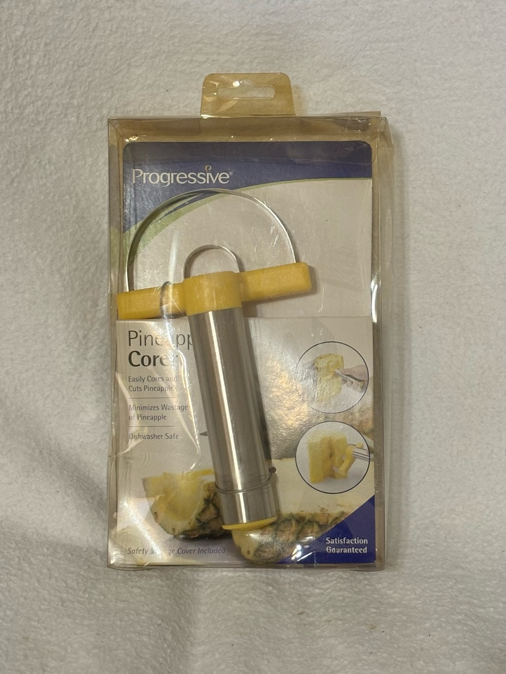 Progressive Yellow Pineapple Corer - Stainless Steel